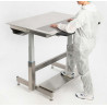 Ergonomischer Reinraum Arbeitstisch (höhenverstellbar)