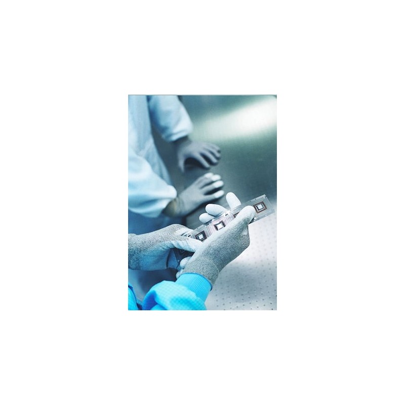 Polyamide-stretch-glove with PU coated palm-ESD suitable