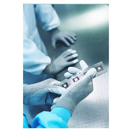 Polyamide-stretch-glove with PU coated palm-ESD suitable