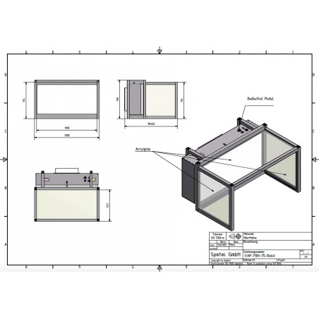 Caja de flujo horizontal FBH 75