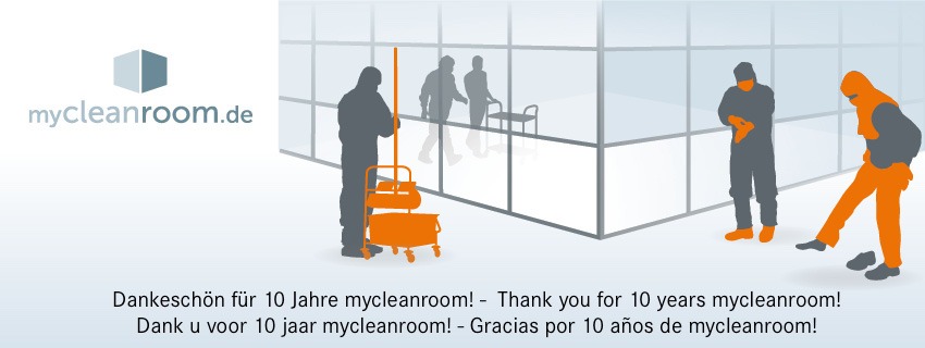 10 Jahre Reinraum Agentur mycleanroom
